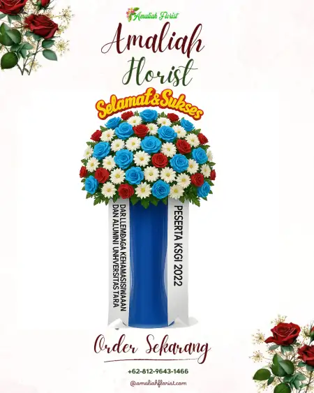 Standing Flowers Kayu Batu